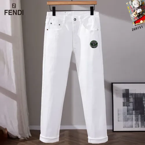 Replica Fendi Jeans For Men #1427505 $48.00 USD for Wholesale