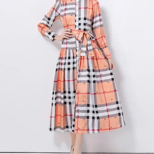 Wholesale Burberry Dresses Long Sleeved For Women #1427521 $68.00 USD, Wholesale Quality Replica Burberry Dresses