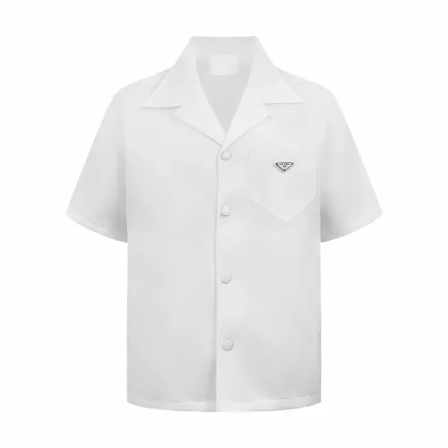 Wholesale Prada Shirts Short Sleeved For Unisex #1427726 $68.00 USD, Wholesale Quality Replica Prada Shirts