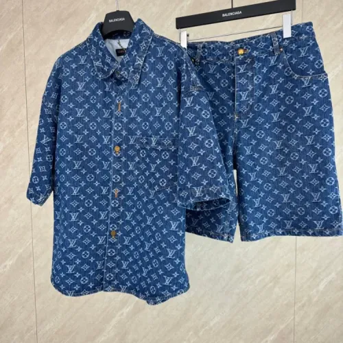 Wholesale Louis Vuitton LV Tracksuits Short Sleeved For Unisex #1427833 $140.00 USD, Wholesale Quality Replica Louis Vuitton LV Tracksuits