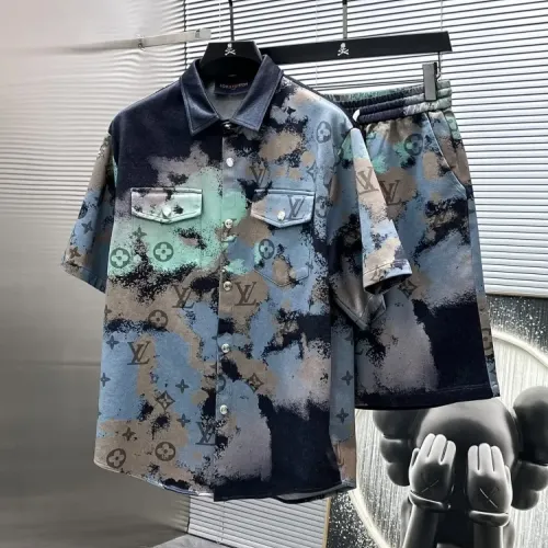 Wholesale Louis Vuitton LV Tracksuits Short Sleeved For Men #1427840 $68.00 USD, Wholesale Quality Replica Louis Vuitton LV Tracksuits