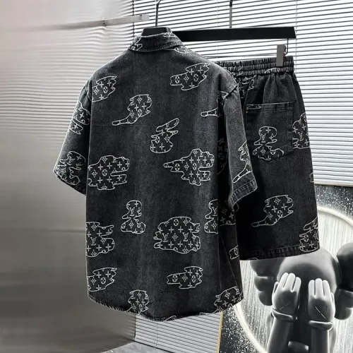 Replica Louis Vuitton LV Tracksuits Short Sleeved For Men #1427845 $68.00 USD for Wholesale