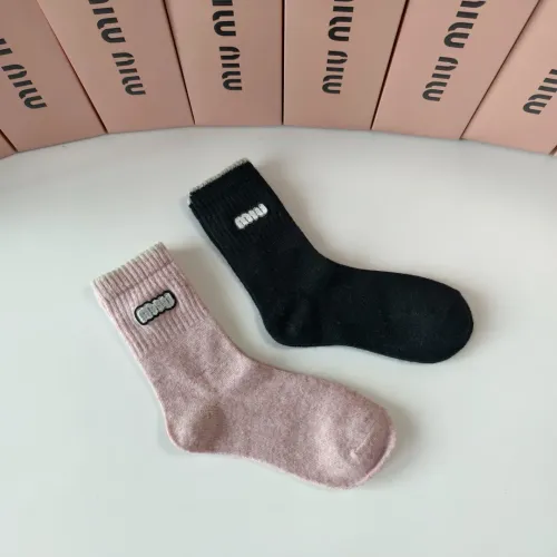 Replica MIU MIU Socks #1427935 $29.00 USD for Wholesale