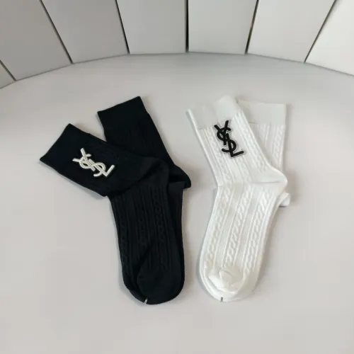 Wholesale Yves Saint Laurent YSL Socks #1427938 $29.00 USD, Wholesale Quality Replica Yves Saint Laurent YSL Socks