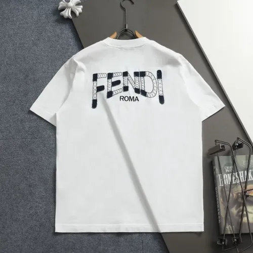 Replica Fendi T-Shirts Short Sleeved For Unisex #1428143 $41.00 USD for Wholesale