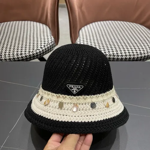 Wholesale Prada Caps #1428337 $36.00 USD, Wholesale Quality Replica Prada Caps