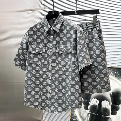 Wholesale Dolce &amp; Gabbana D&amp;G Tracksuits Short Sleeved For Men #1428339 $68.00 USD, Wholesale Quality Replica Dolce &amp; Gabbana D&amp;G Tracksuits