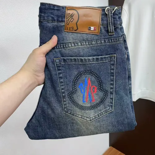 Wholesale Moncler Jeans For Men #1428584 $48.00 USD, Wholesale Quality Replica Moncler Jeans