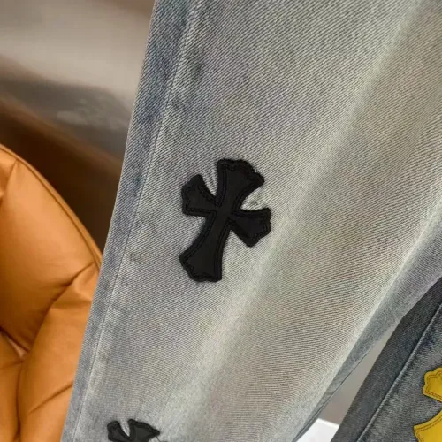 Replica Chrome Hearts Jeans For Men #1428594 $52.00 USD for Wholesale