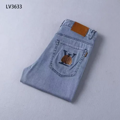 Wholesale Louis Vuitton LV Jeans For Men #1428607 $45.00 USD, Wholesale Quality Replica Louis Vuitton LV Jeans