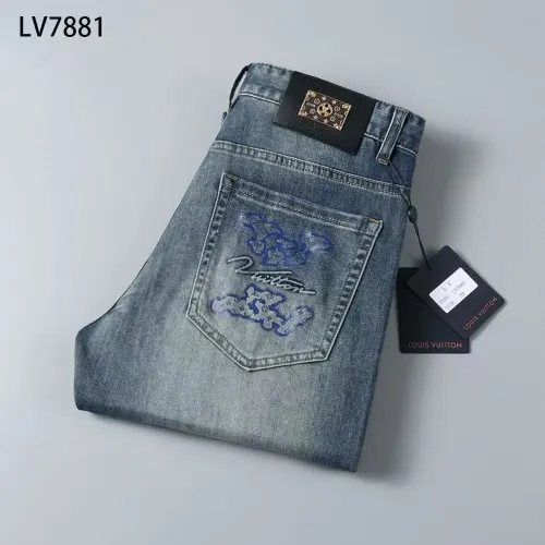 Wholesale Louis Vuitton LV Jeans For Men #1428608 $45.00 USD, Wholesale Quality Replica Louis Vuitton LV Jeans