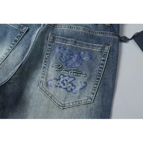 Replica Louis Vuitton LV Jeans For Men #1428608 $45.00 USD for Wholesale