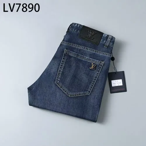 Wholesale Louis Vuitton LV Jeans For Men #1428609 $45.00 USD, Wholesale Quality Replica Louis Vuitton LV Jeans