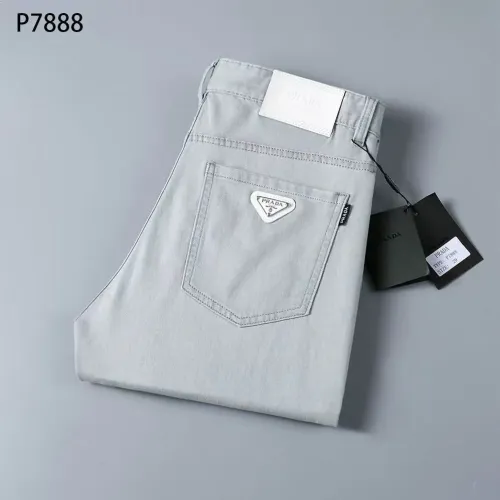 Wholesale Prada Jeans For Men #1428610 $45.00 USD, Wholesale Quality Replica Prada Jeans