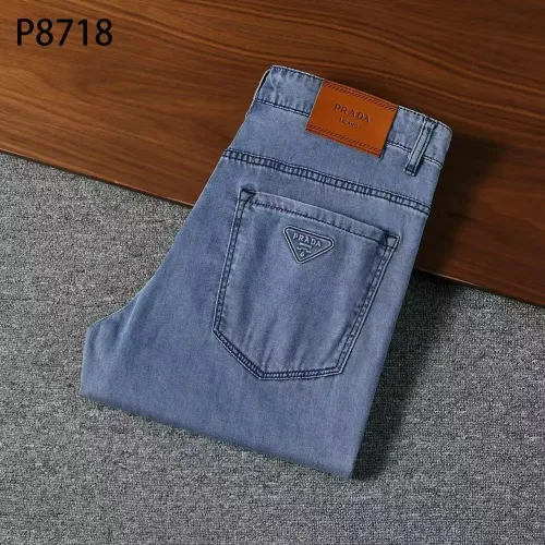 Wholesale Prada Jeans For Men #1428611 $45.00 USD, Wholesale Quality Replica Prada Jeans