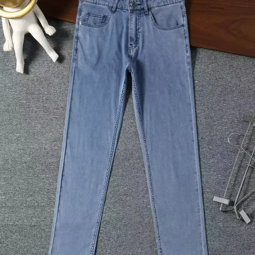 Replica Prada Jeans For Men #1428611 $45.00 USD for Wholesale