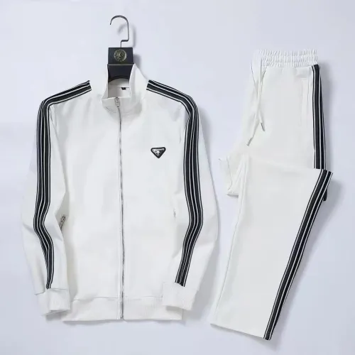 Wholesale Prada Tracksuits Long Sleeved For Men #1428797 $92.00 USD, Wholesale Quality Replica Prada Tracksuits