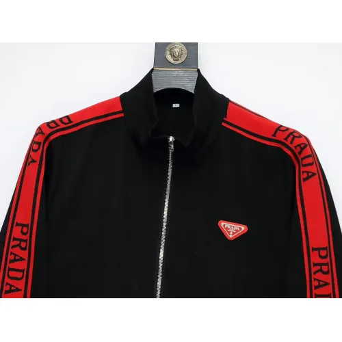 Replica Prada Tracksuits Long Sleeved For Men #1428802 $92.00 USD for Wholesale