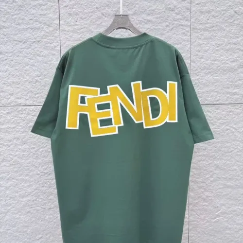 Replica Fendi T-Shirts Short Sleeved For Unisex #1428832 $38.00 USD for Wholesale