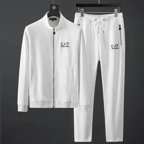 Wholesale Armani Tracksuits Long Sleeved For Men #1428839 $85.00 USD, Wholesale Quality Replica Armani Tracksuits