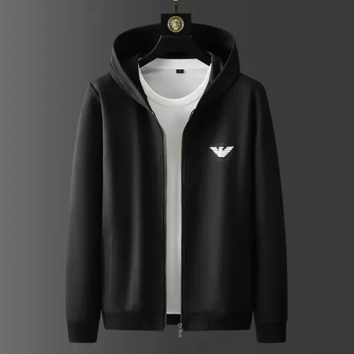 Replica Armani Tracksuits Long Sleeved For Men #1428856 $85.00 USD for Wholesale