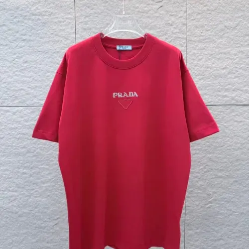 Wholesale Prada T-Shirts Short Sleeved For Unisex #1428915 $40.00 USD, Wholesale Quality Replica Prada T-Shirts
