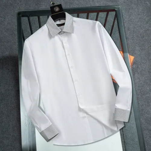 Wholesale Louis Vuitton LV Shirts Long Sleeved For Men #1428923 $40.00 USD, Wholesale Quality Replica Louis Vuitton LV Shirts