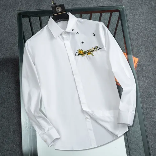 Wholesale Christian Dior Shirts Long Sleeved For Men #1428966 $48.00 USD, Wholesale Quality Replica Christian Dior Shirts
