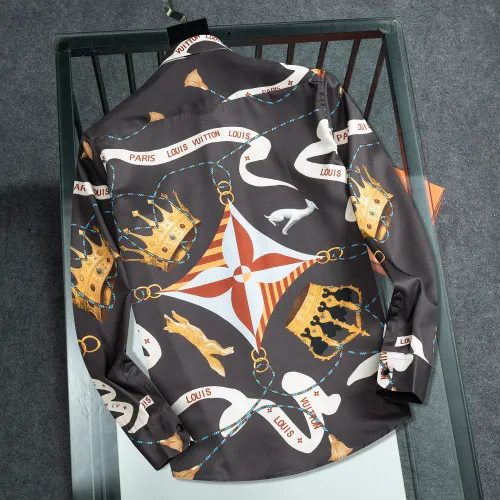 Replica Louis Vuitton LV Shirts Long Sleeved For Men #1428968 $48.00 USD for Wholesale