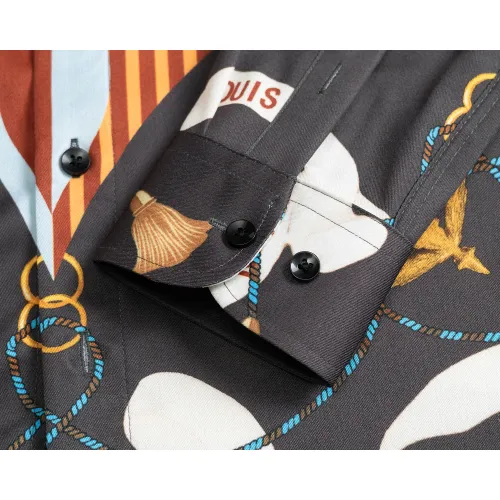 Replica Louis Vuitton LV Shirts Long Sleeved For Men #1428968 $48.00 USD for Wholesale