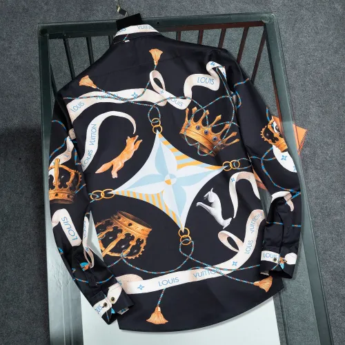 Replica Louis Vuitton LV Shirts Long Sleeved For Men #1428969 $48.00 USD for Wholesale