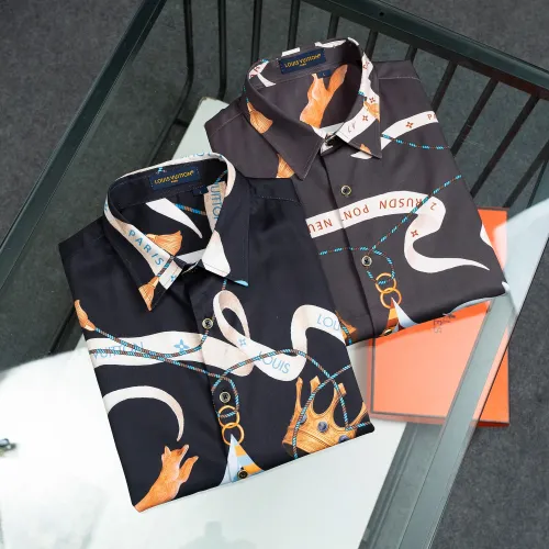 Replica Louis Vuitton LV Shirts Long Sleeved For Men #1428969 $48.00 USD for Wholesale