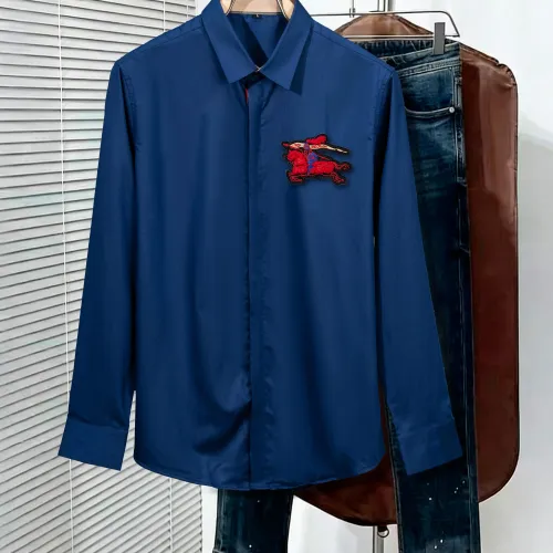 Replica Burberry Shirts Long Sleeved For Men #1428979 $40.00 USD for Wholesale