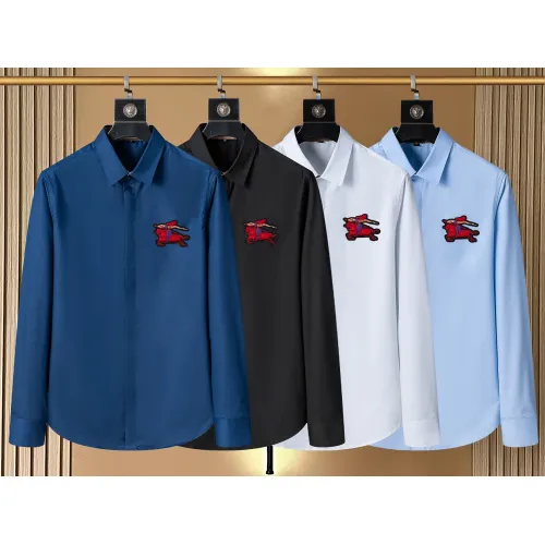 Replica Burberry Shirts Long Sleeved For Men #1428980 $40.00 USD for Wholesale