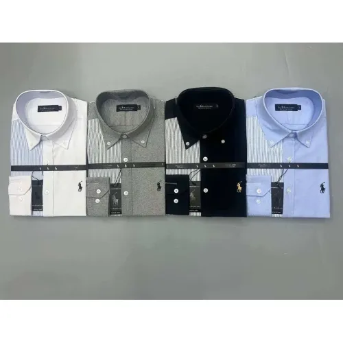 Replica Ralph Lauren Polo Shirts Long Sleeved For Men #1428984 $40.00 USD for Wholesale