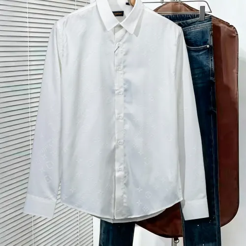 Replica Louis Vuitton LV Shirts Long Sleeved For Men #1428992 $48.00 USD for Wholesale