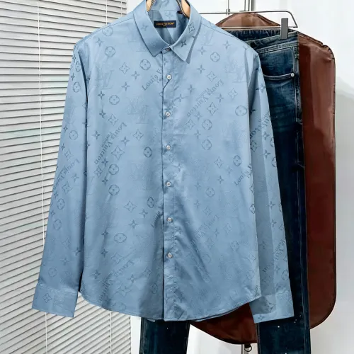 Replica Louis Vuitton LV Shirts Long Sleeved For Men #1428993 $48.00 USD for Wholesale