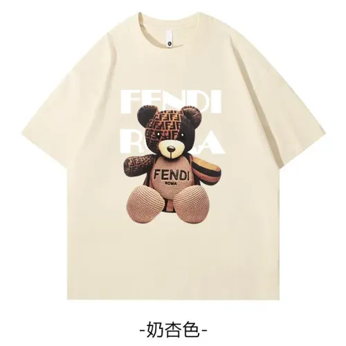 Wholesale Fendi T-Shirts Short Sleeved For Unisex #1429066 $34.00 USD, Wholesale Quality Replica Fendi T-Shirts