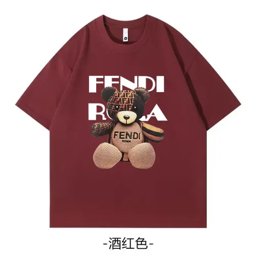 Wholesale Fendi T-Shirts Short Sleeved For Unisex #1429069 $34.00 USD, Wholesale Quality Replica Fendi T-Shirts