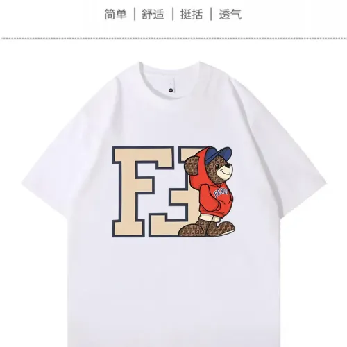Wholesale Fendi T-Shirts Short Sleeved For Unisex #1429071 $34.00 USD, Wholesale Quality Replica Fendi T-Shirts