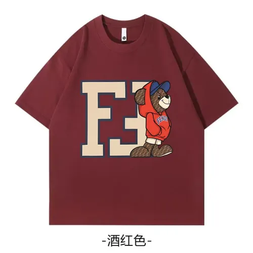 Wholesale Fendi T-Shirts Short Sleeved For Unisex #1429075 $34.00 USD, Wholesale Quality Replica Fendi T-Shirts