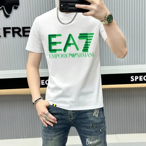 Wholesale Armani T-Shirts Short Sleeved For Men #1429231 $40.00 USD, Wholesale Quality Replica Armani T-Shirts