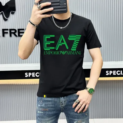 Wholesale Armani T-Shirts Short Sleeved For Men #1429232 $40.00 USD, Wholesale Quality Replica Armani T-Shirts