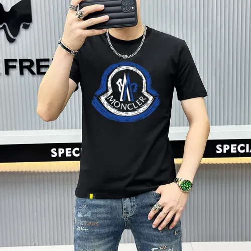 Wholesale Moncler T-Shirts Short Sleeved For Men #1429238 $40.00 USD, Wholesale Quality Replica Moncler T-Shirts