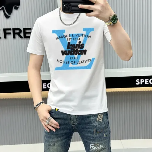 Wholesale Louis Vuitton LV T-Shirts Short Sleeved For Men #1429241 $40.00 USD, Wholesale Quality Replica Louis Vuitton LV T-Shirts
