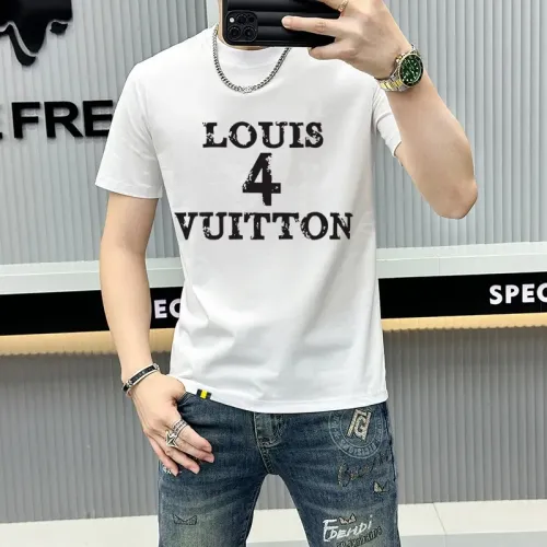 Wholesale Louis Vuitton LV T-Shirts Short Sleeved For Men #1429243 $40.00 USD, Wholesale Quality Replica Louis Vuitton LV T-Shirts