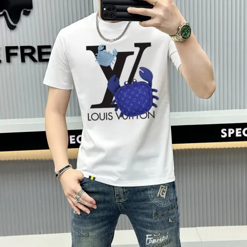 Wholesale Louis Vuitton LV T-Shirts Short Sleeved For Men #1429245 $40.00 USD, Wholesale Quality Replica Louis Vuitton LV T-Shirts