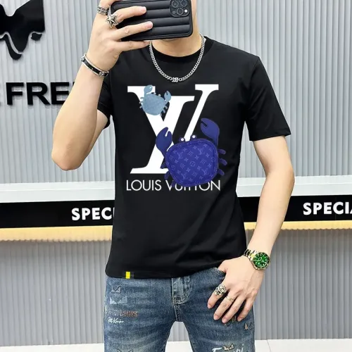 Wholesale Louis Vuitton LV T-Shirts Short Sleeved For Men #1429246 $40.00 USD, Wholesale Quality Replica Louis Vuitton LV T-Shirts