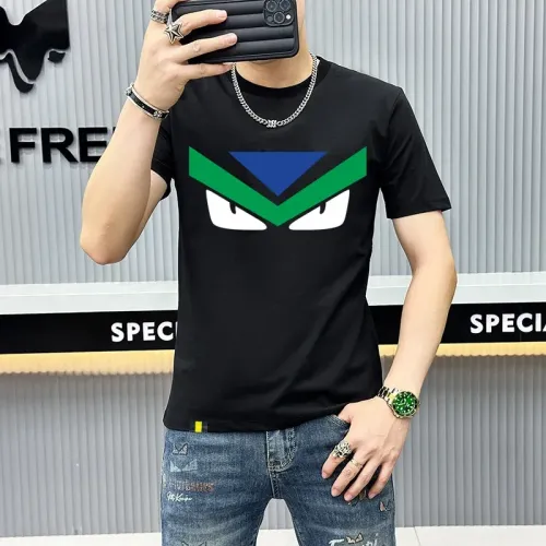 Wholesale Fendi T-Shirts Short Sleeved For Men #1429250 $40.00 USD, Wholesale Quality Replica Fendi T-Shirts