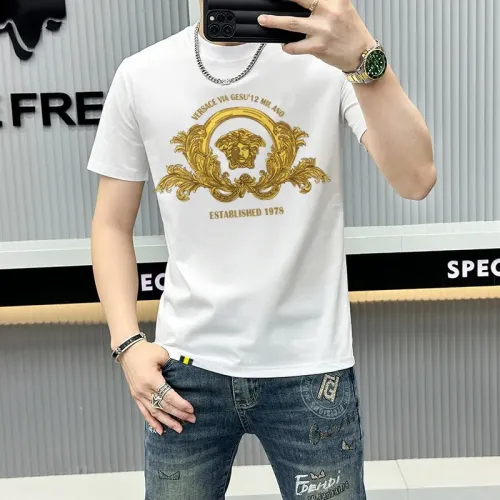 Wholesale Versace T-Shirts Short Sleeved For Men #1429263 $40.00 USD, Wholesale Quality Replica Versace T-Shirts